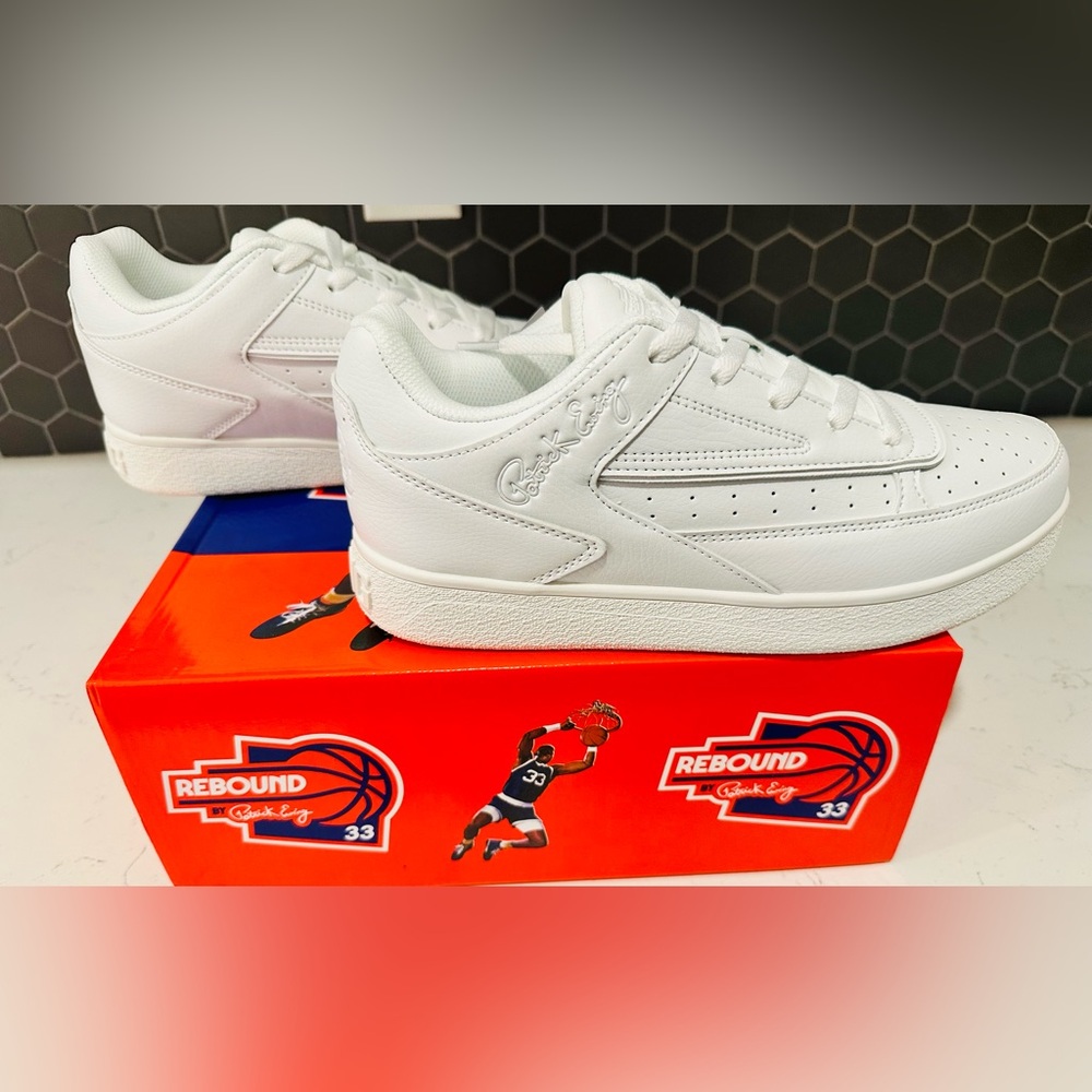 White Orion Low Sneakers by Patrick Ewing